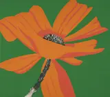 Alex Katz, Poppies-, Color screenprint