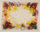 Ariel's Ring by Sam Francis, 8 color screen-print on paper, sold Jul 2019