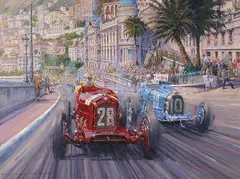 Nicholas Watts, The Bitter Rivals, Acrylic on board