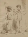 Conger Metcalf, Street Urchins at Play