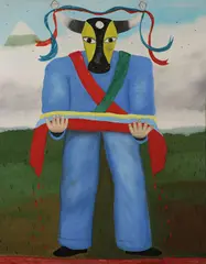 Torrito con Bandera Sangrita - by Francisco Vidal, Oil on canvas, offered Jul 2019
