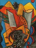 Italo Scanga, Untitled Composition -
