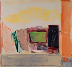 Ronnie Landfield, Utah Table-, Acrylic on canvas