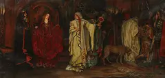 Edwin Austin Abbey, King Lear, Act I, Scene I -, Oil on canvas