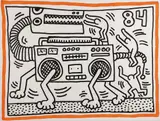 Keith Haring, Untitled (Ghetto Blaster) –, Sumi ink on paper