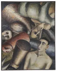 Philippe Cognée, Untitled –, Acrylic on Japanese paper mounted on canvas
