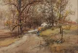 Returning Home by Frank F. English, Watercolor on paper, offered Nov 2018