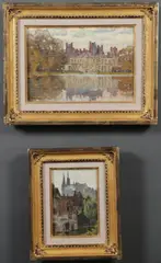 Anna Richards Brewster, Fontainebleau & Chartres –, Oil on canvas