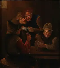 Egbert van Heemskerck II, Making Merry –, Oil on oak wood panel