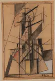 Boris Danilovitch Korolev, A Pair of Abstract Constructivist Compositions –, Pastel on paper