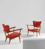 Ico Parisi, Rare pair of armchairs