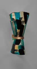 Wall light by Venini, circa 1960, Pezzato glass, brass, sold Jun 2019