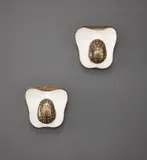 Franco Buzzi, Pair of wall lights, circa 1952, Polished and painted brass
