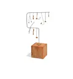 Kinetic sculpture by Harry Bertoia, circa 1948, Copper, bronze, steel, spruce, sold Jun 2019