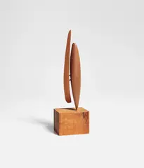 Harry Bertoia, Study, circa 1940, Redwood, steel