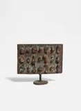 Sculpture by Harry Bertoia, circa 1968, Patinated bronze, copper, sold Jun 2019