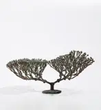 "Bush" sculpture by Harry Bertoia, circa 1972, Patinated bronze, sold Jun 2019