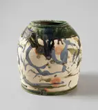 Ryoji Koie, "Oribe Tsubo", 2000, Glazed stoneware