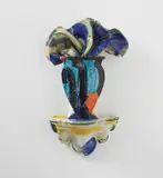 Betty Woodman, Untitled sculpture (vase on wall bracket)