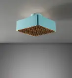 Ceiling light, model no. 9068 by Paavo Tynell, 1950s, Painted steel, brass, glass, sold Jun 2019