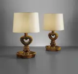 Georges Jouve, Pair of table lamps