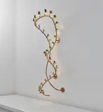 Frederik Molenschot, "CL-2-The Wall" light, 2012, Patinated and polished bronze
