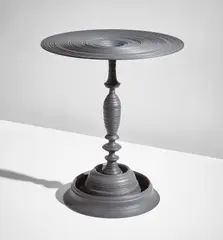 Sebastian Brajkovic, “Lathe Table 450 Dark Grey”, 2010, Anodized aluminum