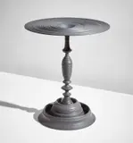 Sebastian Brajkovic, “Lathe Table 450 Dark Grey”, 2010, Anodized aluminum