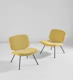 Pierre Paulin, Pair of low chairs, model no. CM 190