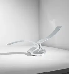 "After Spring" by Ron Arad, designed 1992, executed 1996, Mirror-polished stainless steel, offered Dec 2019