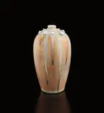 Taxile Doat, Vase with applied flowers