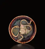 Alexandre Bigot, Dish, circa 1900, Glazed stoneware