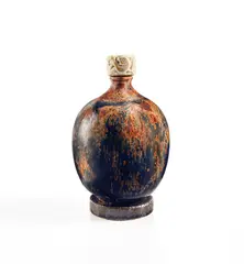 Bottle by Maurice Gensoli, circa 1930, Glazed stoneware, sold Dec 2019