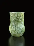 Vase with seed pods by Tiffany Studios, circa 1906, Glazed earthenware, offered Dec 2019