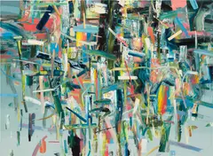 Tomory Dodge, Cascade Bravo, 2008, oil on canvas