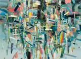 Tomory Dodge, Cascade Bravo, 2008, oil on canvas