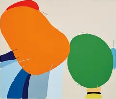 Monique Prieto, Orange You Glad, 1995, acrylic on canvas