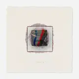 Larry Bell, Fraction #3827, 1998, mixed media collage on paper