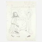 Michael Scoggins, My God Can Beat Up Your God, 2006, graphite and Prismacolor colored pencil on Somerset paper