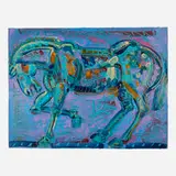 Frank Romero, Untitled (Horse), 1993, acrylic on paper