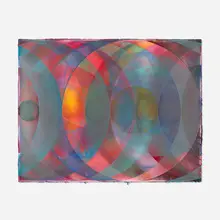 Shannon Finley, Ultrasound, 2016, acrylic and transparent gel on canvas
