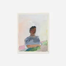 Martin Mull, Bystander, 1992, watercolor on paper
