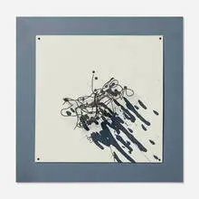 Garry Knox Bennett, Wire & Shadows (#1076), 2008, laquered wood, steel wire