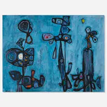 James Jarvaise, Untitled, 1955, oil on canvas