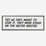 Gardar Eide Einarsson, Try As They Might, c. 2006, screenprint on aluminum