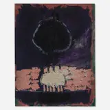 Gloria Vanderbilt, Black Hole, 2007, oil on board