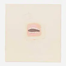 Joe Goode, County Lip Service, 1967, gouache on collaged paper