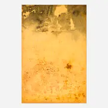 Kiyan Williams, Untitled, 2022, turmeric, paprika, sazon, flour on paper