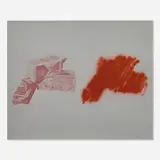 Michael Heizer, 4 Boxes (Cigarette, Tissue, Milk and Film), 1978, spray enamel, graphite and photo offset on zinc lithograph plate