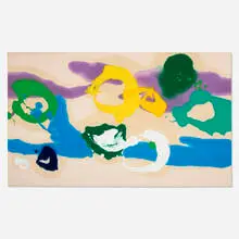 Charles Schucker, Untitled, 1990, oil on unprimed canvas